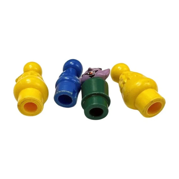 Vintage Fisher Price Play Family Sesame Street Clubhouse w 4 Figures 1976 - Picture 4 of 13